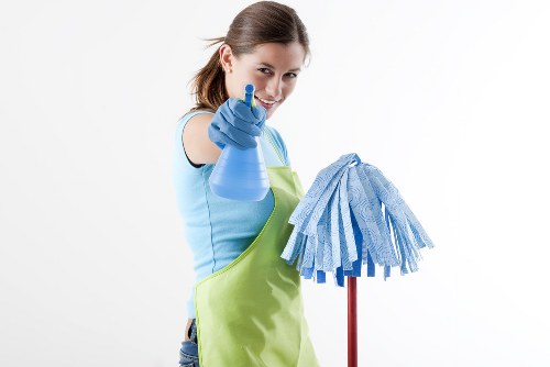 Construction dust removal during after builders cleaning in Waterloo