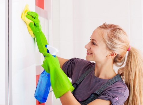 Professional deep cleaning in a Waterloo home kitchen