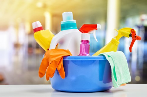 Wet floor prevention and electrical safety during cleaning work