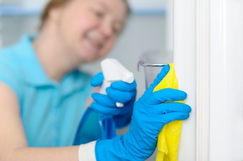 Eco-friendly cleaning supplies used by cleaners in Waterloo