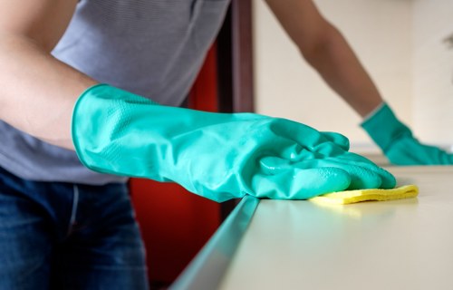 Upholstery cleaning service restoring a dining chair in Waterloo